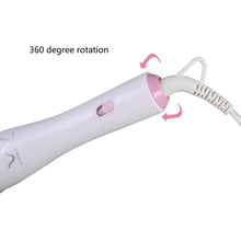 Automatic Pink Hair Curler Spin 360° Rotating Hair Styling Roller